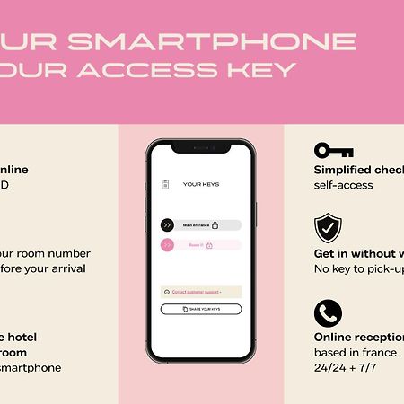 Hotel Cloitre - Entree Autonome, Reception En Ligne - Encore Mieux Orlean Zewnętrze zdjęcie